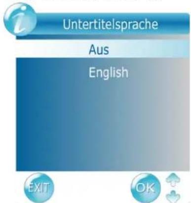 Untertitelsprache Aus English EXIT OK