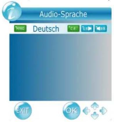 Audio-Sprache MPEG Deutsch C.E. 18 EXIT OK