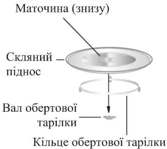 Kernau KFMO 2021 EG W - Назви частин і аксесуарів мікрохвильової печі - 2