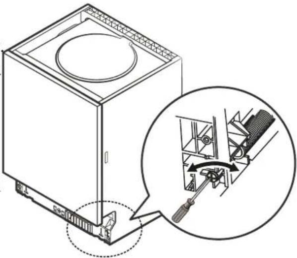 Kernau KDI 4872 - Step 3. Tension adjustment of the door spring - 1