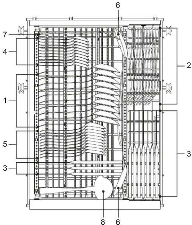 Kernau KDI 4872 - Cutlery rack: - 1
