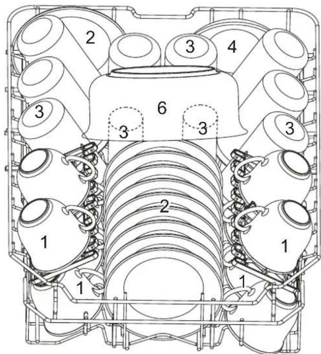 Kernau KDI 4872 - Upper basket: - 1