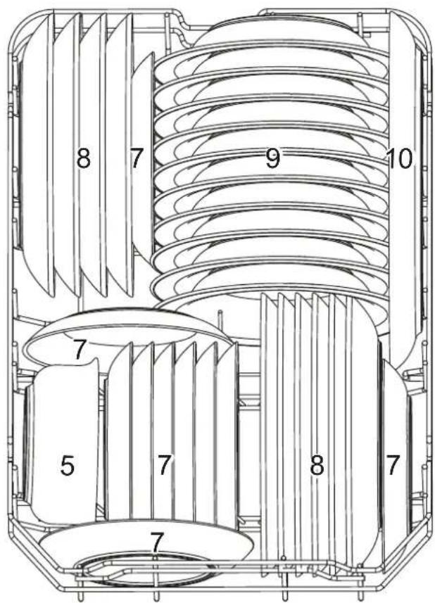 Kernau KDI 4872 - Lower basket: - 1