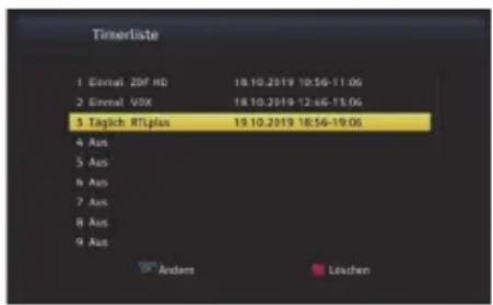XORO HRS 9194 - Radio-Programmliste - 1