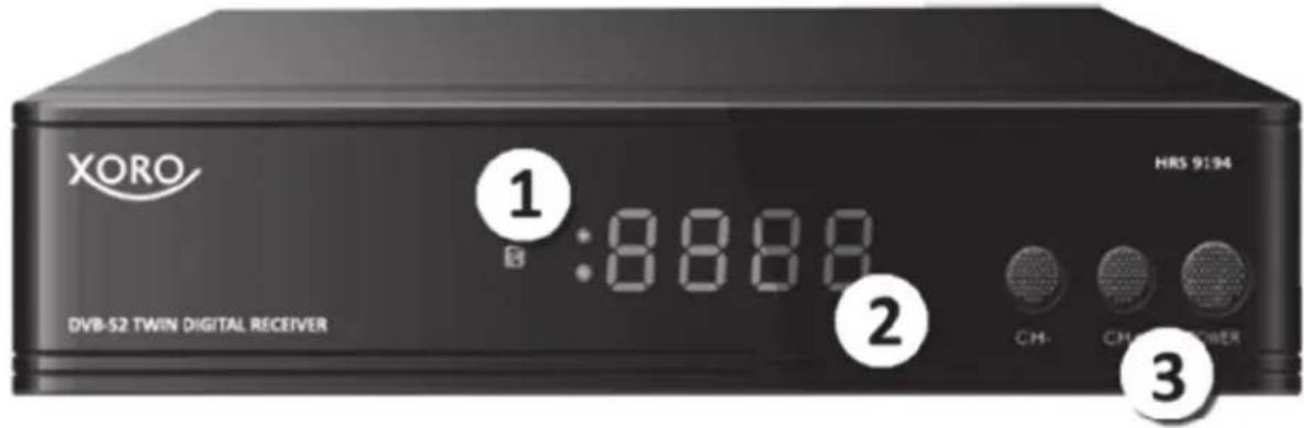 XORO HRS 9194 - Geräteübersicht - 1