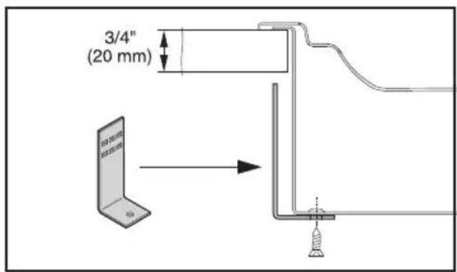 MIELE KM 3474 G - Securing the cooktop - 1