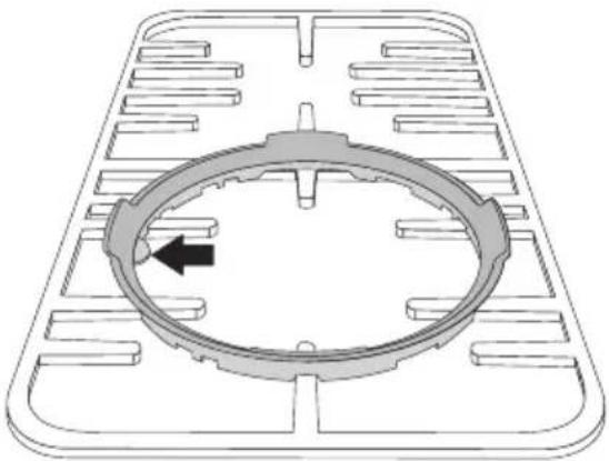 MIELE KM 3474 G - Wok burner - 1