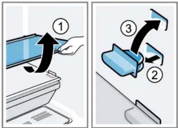 BOSCH Serie 6 KUR15AFF0G - Removing the shelf - 1
