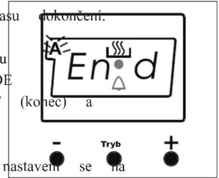 Kernau KBO 0965 SK B - Poloautomatické programování podle času dokončení: - 1
