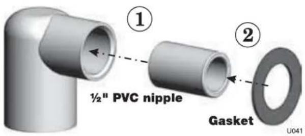Weil-McLain Ultra Serie 4 - Connect condensate trap line and fi ttings - 1