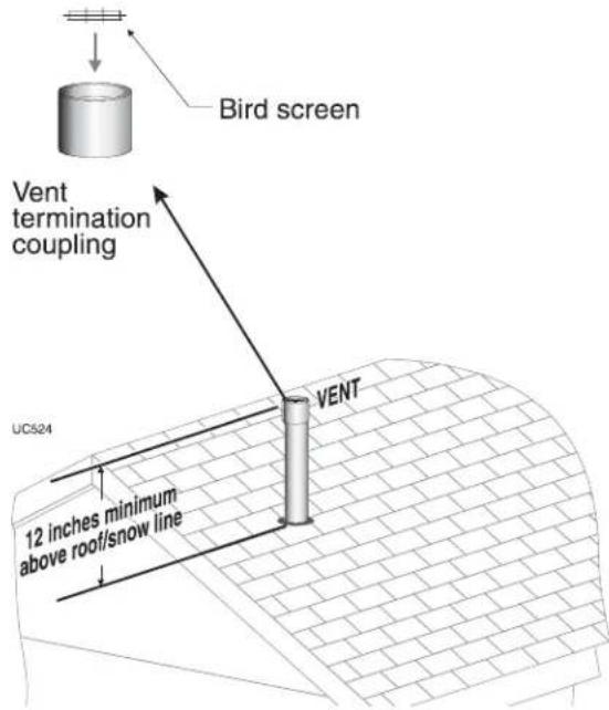 Weil-McLain Ultra Serie 4 - Installing direct exhaust vent piping - 1