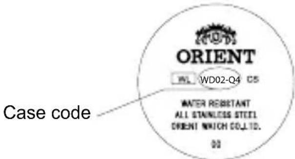 ORIENT WLD02-Q4 C5 WATER RESISTANT ALL STAINLESS STEEL ORIENT WHICH CO.,LTD. Case code