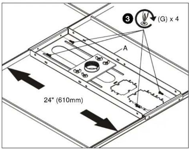 Chief CMS440 - TRAY INSTALLATION - 1