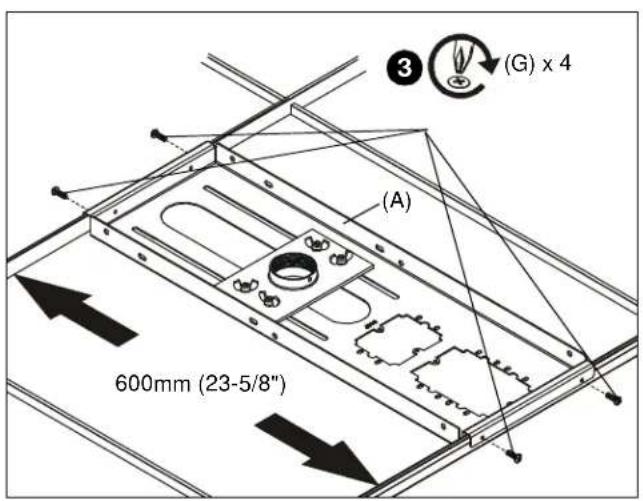 Chief CMS440 - TRAY INSTALLATION - 2