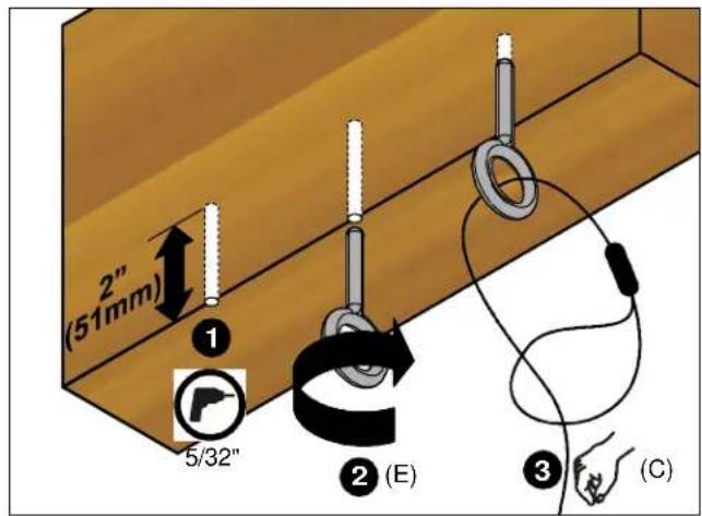 Chief CMS440 - Wood Ceiling Structure - 2
