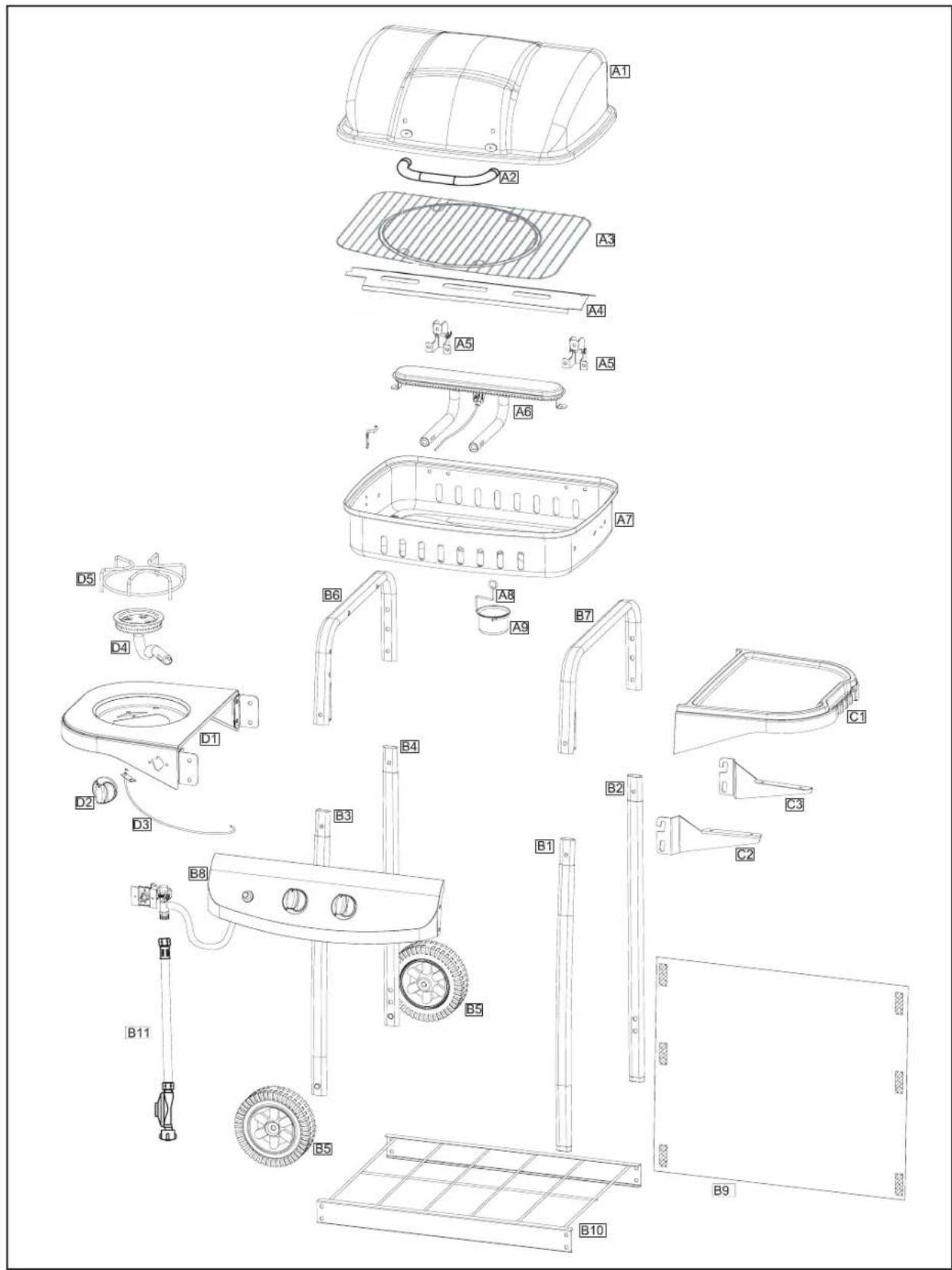 tepro Fremont - Bedienungsanleitung GASGRILL „FREMONT“ - 1