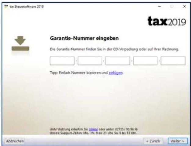 Buhl Tax 2019 - Alternative Installation ohne Registrierungsvorteile - 1
