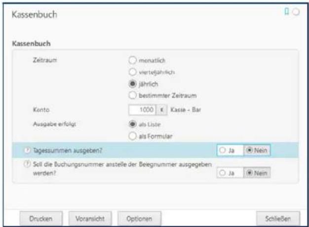 Buhl Tax 2019 - Kassenbuch - 1