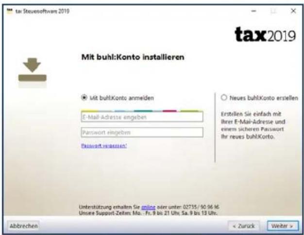 Buhl Tax 2019 - Einfacher mit Ihrem buhl:Konto - 2