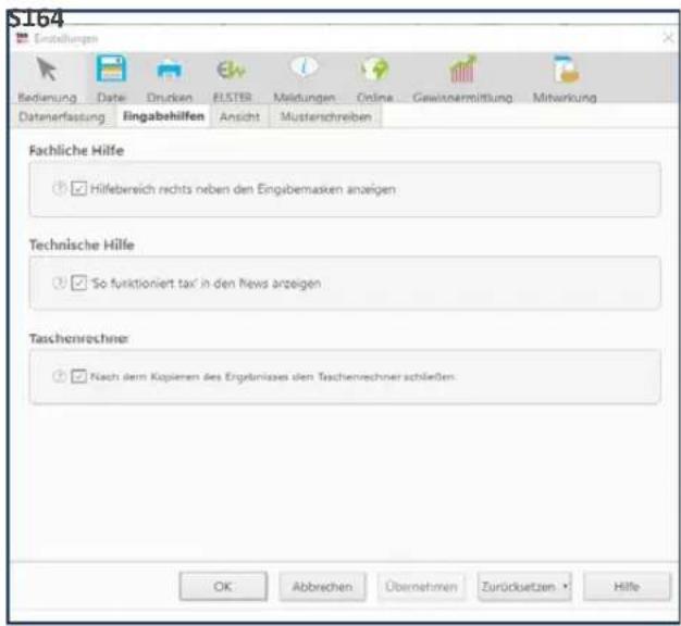 Buhl Tax 2019 - Eingabehilfen - 1