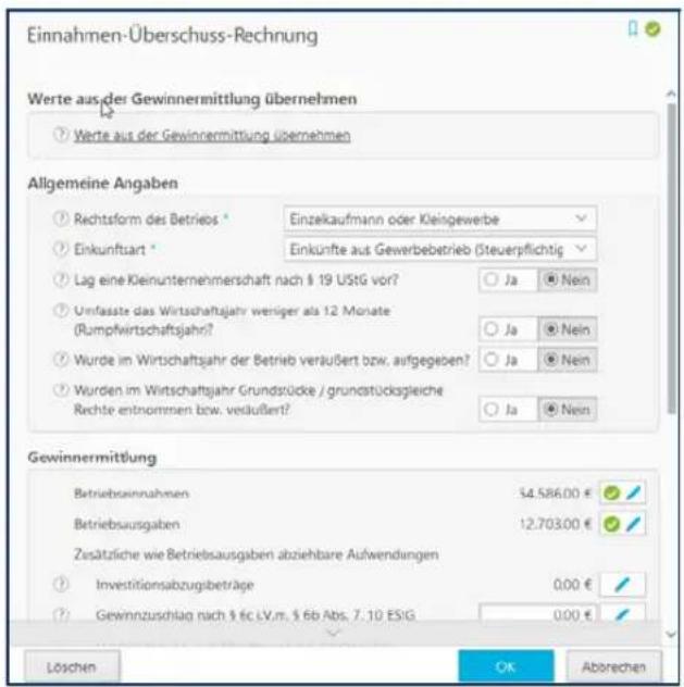 Buhl Tax 2019 - Thema „Einnahmen-Überschuss-Rechnung“ - 1