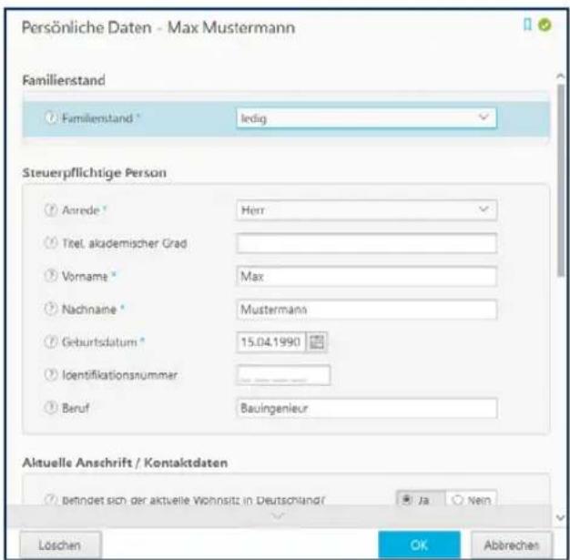 Buhl Tax 2019 - Der Arbeitsbereich - 1