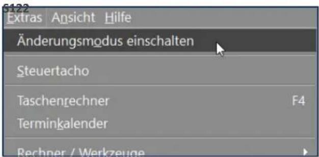 Buhl Tax 2019 - Änderungsmodus - 1