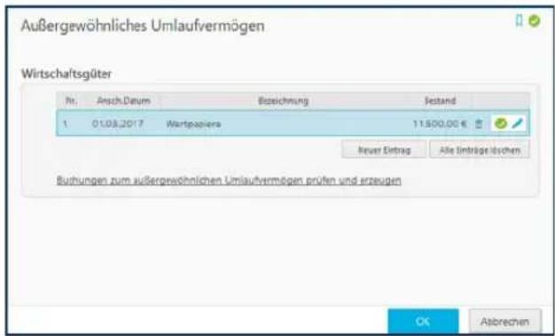 Buhl Tax 2019 - Außergewöhnliches Umlaufvermögen - 1