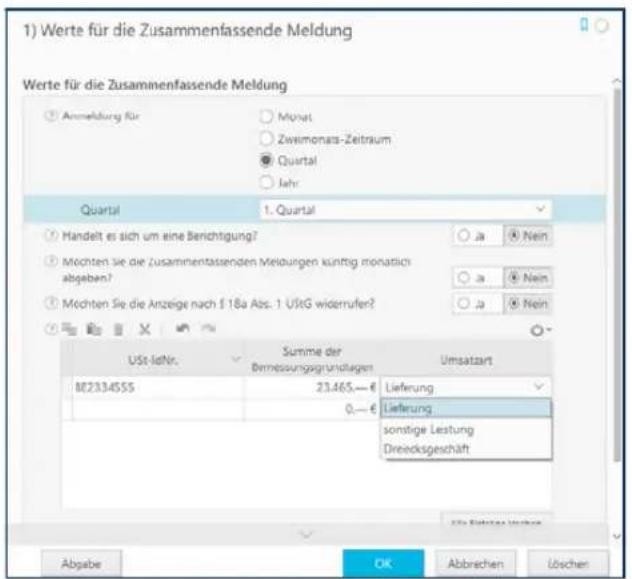 Buhl Tax 2019 - Zusammenfassende Meldung - 1