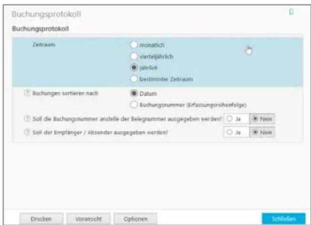 Buhl Tax 2020 - Buchungsprotokoll - 1