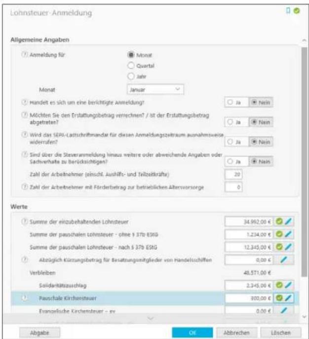 Buhl Tax 2020 - Lohnsteuer-Anmeldung - 1