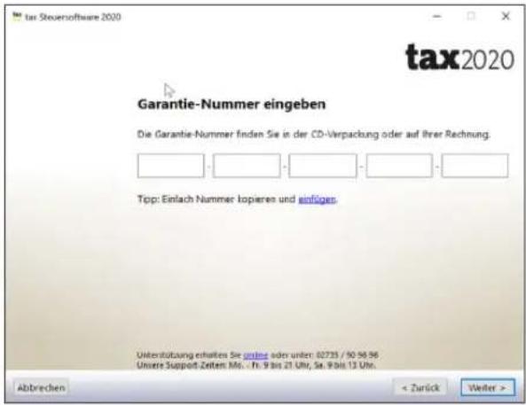 Buhl Tax 2020 - Alternative Installation ohne Registrierungsvorteile - 1