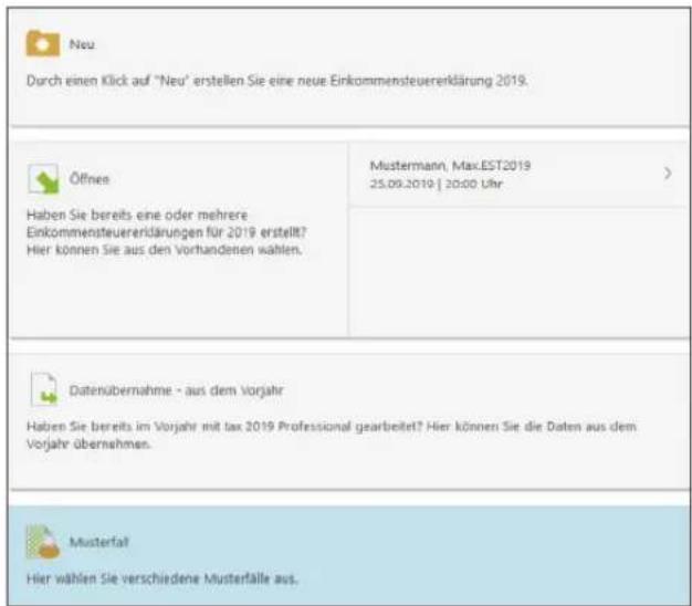 Buhl Tax 2020 - Die Musterfälle - 1
