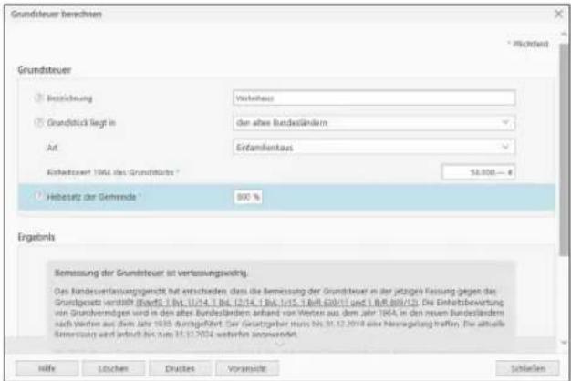 Buhl Tax 2020 - Grundsteuer - 1