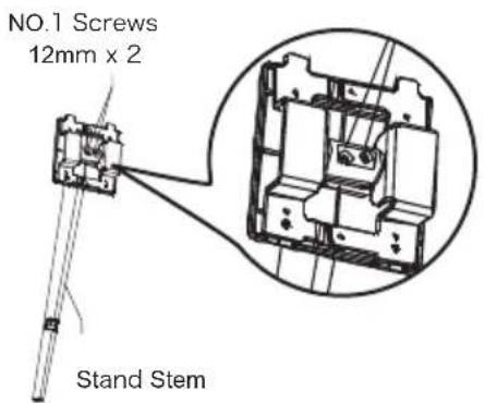 NO.1 Screws 12mm x 2 Stand Stem