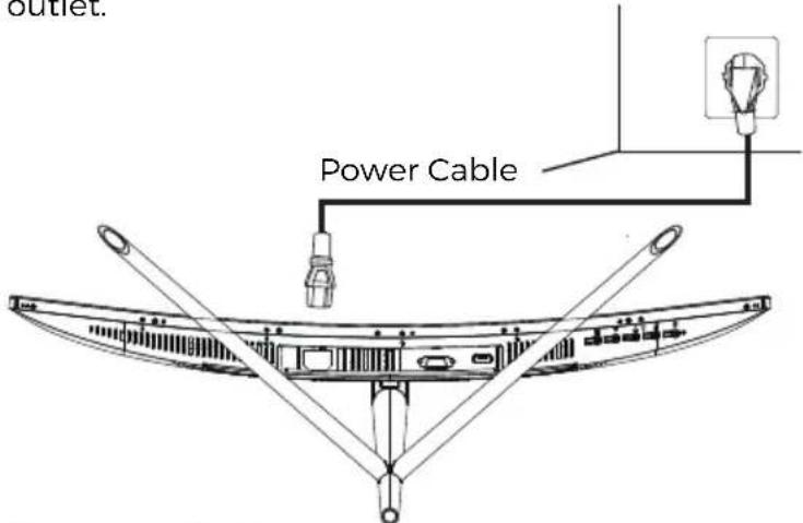 DENVER MLC-2701 - - Connecting the Power Cable - 1