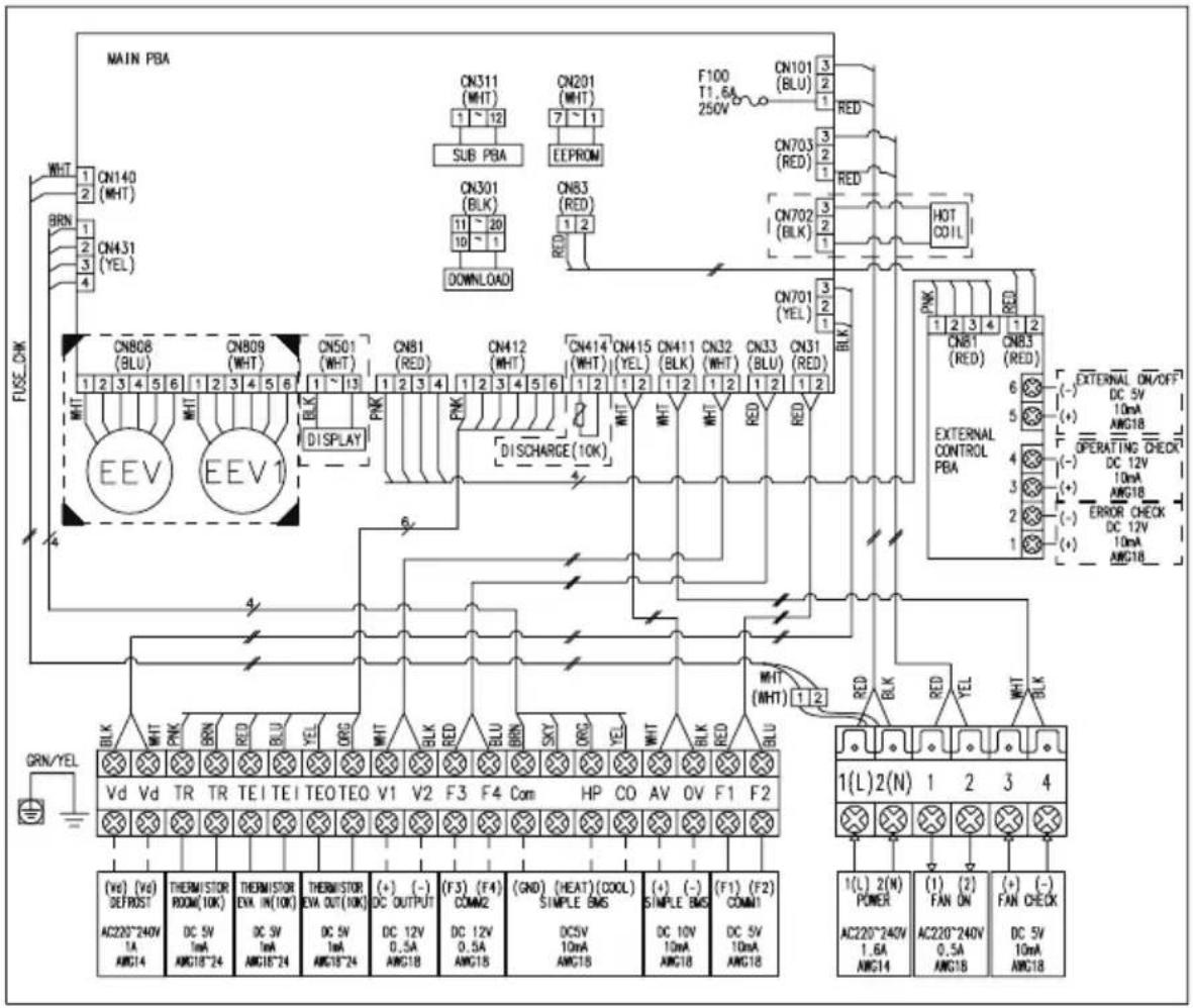 SAMSUNG MXJ-HA3115M - Control-KIT Circuit Diagram - 1