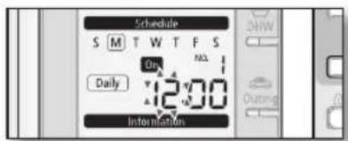 SAMSUNG RC090MHXEA - SETTING THE DAILY SCHEDULE - 1