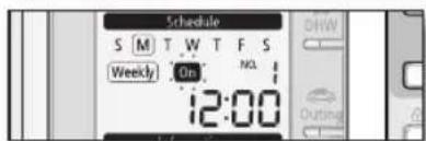 SAMSUNG RC090MHXEA - SETTING THE 7-DAY(WEEKLY) SCHEDULE - 5