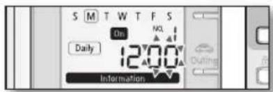 SAMSUNG RC090MHXEA - SETTING THE DAILY SCHEDULE - 2