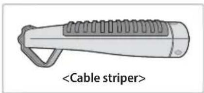 SAMSUNG AM160JXVHGH/EU - Examples of how to use the cable striper - 1