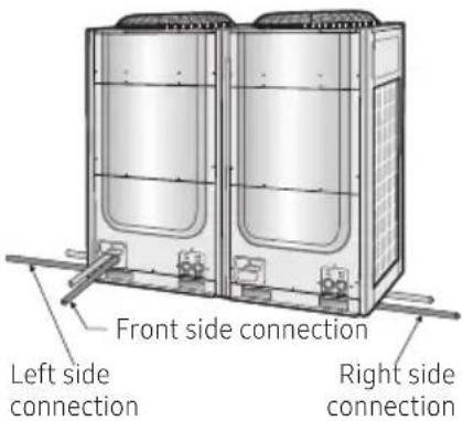 SAMSUNG AM100JXVHGH/EU - Direction of the pipe - 1