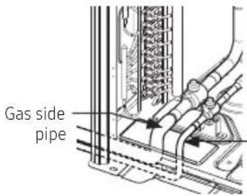 SAMSUNG AM100JXVHGH/EU - Direction of the pipe - 5