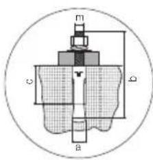 SAMSUNG AM100JXVHGH/EU - Cautions regarding on connecting the anchor bolt - 2