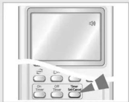SAMSUNG AVXWHH028EA - Setting the On Timer - 4