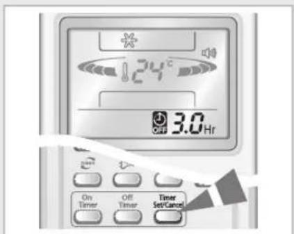 SAMSUNG AVXWHH028EA - To Cancel the Off Timer - 2