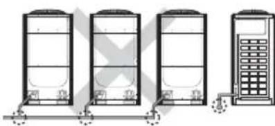 SAMSUNG AM200JXVHGR/EU - Pipe installation between the outdoor units - 6