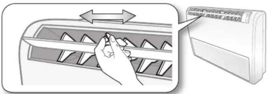 SAMSUNG AC071FBCDEH - ADJUSTING THE AIR FLOW DIRECTION - 1