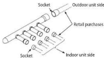 SAMSUNG MXJ-2D2509K - Gas side branch joint - 1
