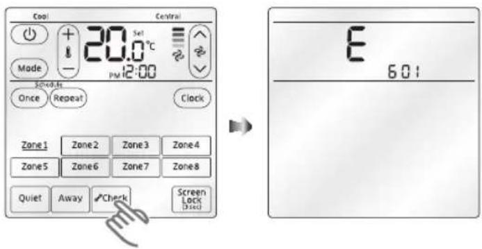 SAMSUNG MWR-ZS00 - Checking the error - 1